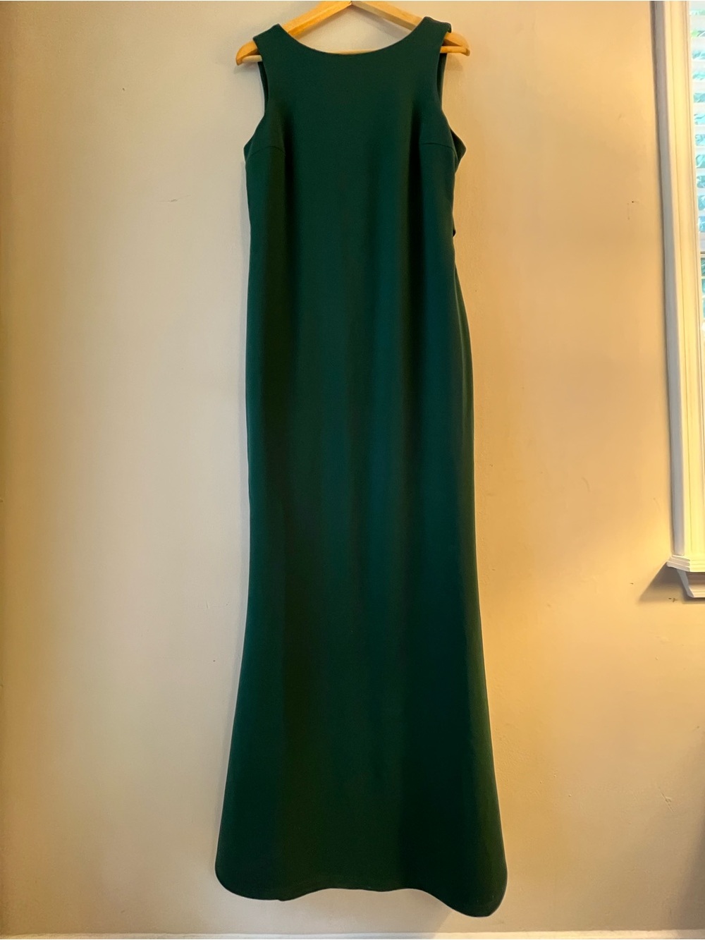Lulu's Emerald Green Knotted Mermaid Maxi Dress